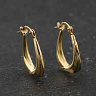 Pre-Owned Yellow Gold 16mm Creole Earrings 41174385