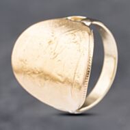 Pre-Owned Yellow Gold Curved Sovereign Coin Ring 41201168
