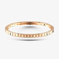 Pre-Owned 18ct Rose Gold Chopard Ice Cube Medium Hinged Bangle 41211313