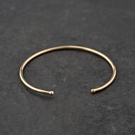 Pre-Owned 9ct Yellow Gold Childrens Small Torque Bangle 41211427