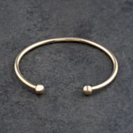 Pre-Owned 9ct Yellow Gold Torque Bangle 41211434
