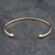 Pre-Owned 9ct Yellow Gold Torque Bangle 41211435