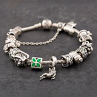 Pre-Owned Pandora Silver Fifteen Charms & 20cm Charm Bracelet 41221090