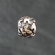 Pre-Owned Pandora Silver K Bead Charm 41221177