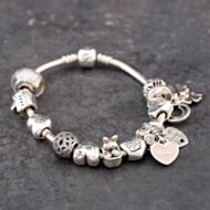 Pre-Owned Pandora Silver 8 Inch Charm Bracelet 41221349