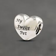 Pre-Owned Pandora Silver Cubic Zirconia Pandora My Sweet Pet Bead Charm 41221411
