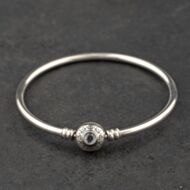 Pre-Owned Pandora Disney Silver Small Charm Bangle 41221441