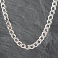 Pre-Owned Silver 20 Inch Curb Chain 41251470
