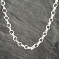 Pre-Owned Silver 21 Inch Belcher Necklace 41251479