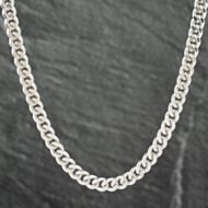 Pre-Owned Sterling Silver 24 Inch Curb Necklace 41251490