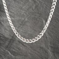 Pre-Owned Silver 20 Inch Curb Chain 41251502