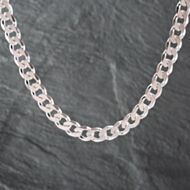 Pre-Owned Silver Heavy 20 Inch Curb Chain 41251574
