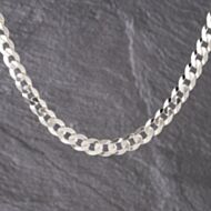 Pre-Owned Silver 20 Inch Curb Chain 41251602