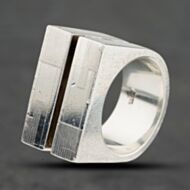 Pre-Owned Silver Authentic Gucci Fashion Ring 41251611