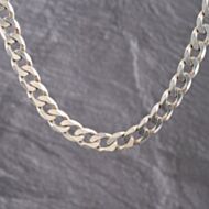 Pre-Owned Silver 20 Inch Curb Chain 41251654