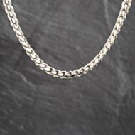 Pre-Owned Silver Heavy 22 Inch Curb Chain 41251714