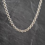 Pre-Owned Silver Chunky Link 22 Inch Belcher Chain 41251732