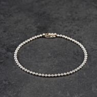 Pre-Owned 18ct White Gold 1.00ct Diamond 7.5 Inch Bracelet 41281615