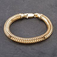 Pre-Owned 9ct Yellow Gold 7.5 Inch Snake Chain Bracelet 41281685