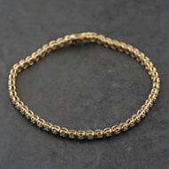 Pre-Owned 9ct Yellow Gold 1.00ct Diamond Set 7.5 Inch Tennis Bracelet 41281857