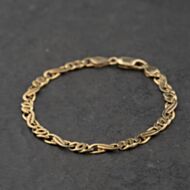 Pre-Owned 9ct Yellow Gold 7.5 Inch Fancy Chain Bracelet 41281893