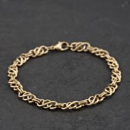 Pre-Owned 9ct Yellow Gold 7.5 Inch Celtic Bracelet 41281907