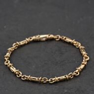 Pre-Owned 9ct Yellow Gold 7.5 Inch Fancy Bracelet 41281909