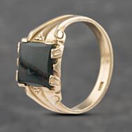 Pre-Owned Vintage Yellow Gold Bloodstone Signet Ring 41341953