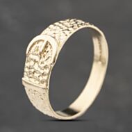 Pre-Owned 9ct Yellow Gold Buckle Ring 41342232