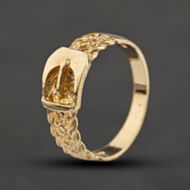 Pre-Owned 9ct Yellow Gold Buckle Ring 41342576