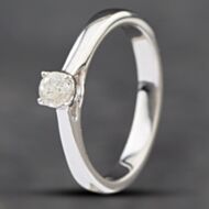 Pre-Owned Platinum 0.18ct Diamond Solitaire Ring 41381683