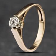 Pre-Owned 9ct White Gold Diamond Cluster Ring 41381782