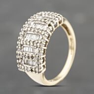 Pre-Owned 9ct Yellow Gold 0.50ct Diamond Dress Ring 41383739