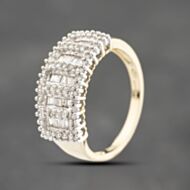 Pre-Owned 9ct Yellow Gold 0.75ct Diamond Band Ring 41383858