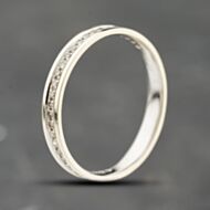 Pre-Owned 9ct White Gold 0.15ct Brilliant Cut Diamond Half Eternity Ring 41384165