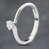 Pre-Owned Platinum 0.20ct Brilliant Cut Diamond Solitaire Ring 41481706