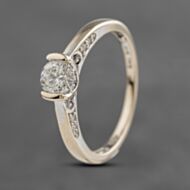 Pre-Owned 18ct Yellow Gold 0.56ct Brilliant Cut Diamond Solitaire Ring 41482014