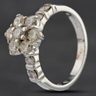 Pre-Owned Platinum Brilliant Cut Diamond Cluster Ring 4148204