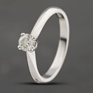 Pre-Owned Platinum 0.30ct Brilliant Cut Diamond Solitaire Ring 41482086
