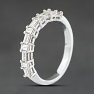 Pre-Owned 18ct White Gold Diamond Half Eternity Ring 41482150