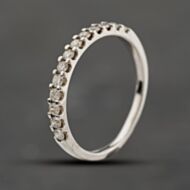 Pre-Owned 18ct White Gold 0.30ct Diamond Half Eternity Ring 41482549