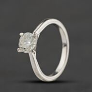 Pre-Owned Platinum Certificated 1.03ct Brilliant Cut Diamond Solitaire Ring 41482960