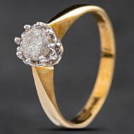Pre-Owned 18ct Yellow Gold 0.50ct Brilliant Cut Diamond Solitaire Ring 4148412