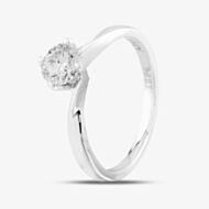 Pre-Owned Platinum 0.70ct Brilliant Cut Diamond Solitaire Ring 4148472