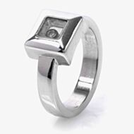 Pre-Owned 18ct White Gold 0.02ct Diamond Solitaire Ring 4148502