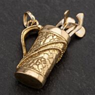 Pre-Owned Yellow Gold Golf Bag Charm 4152297