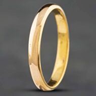 Pre-Owned Vintage 22ct Yellow Gold 3mm Plain Wedding Ring 41871015