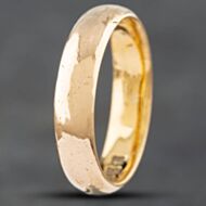 Pre-Owned Antique 22ct Rose Gold 5mm Plain Wedding Ring 41871041
