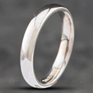 Pre-Owned 18ct White Gold 3mm Plain Wedding Ring 41871176