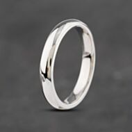 Pre-Owned 18ct White Gold 3mm Plain Wedding Ring 41871360